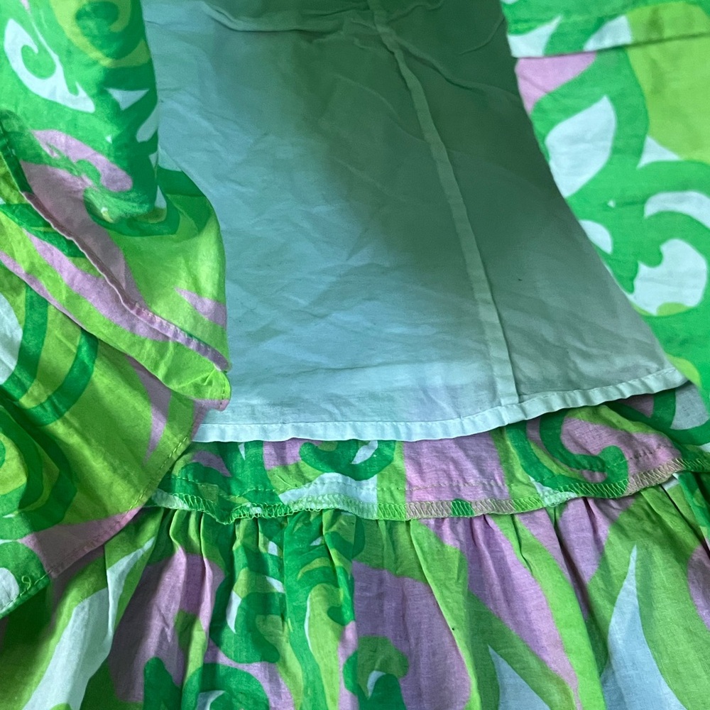 Lilly Pulitzer Vibrant Green and Pink Women's Skirt - Picture 8 of 9